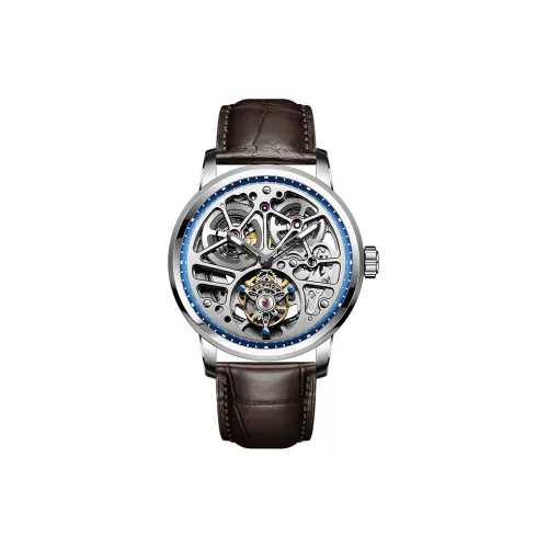 HaofaTourbillon 1930 Automatic Mechanical Movement Watch Men's Watches Cut-Out Dial