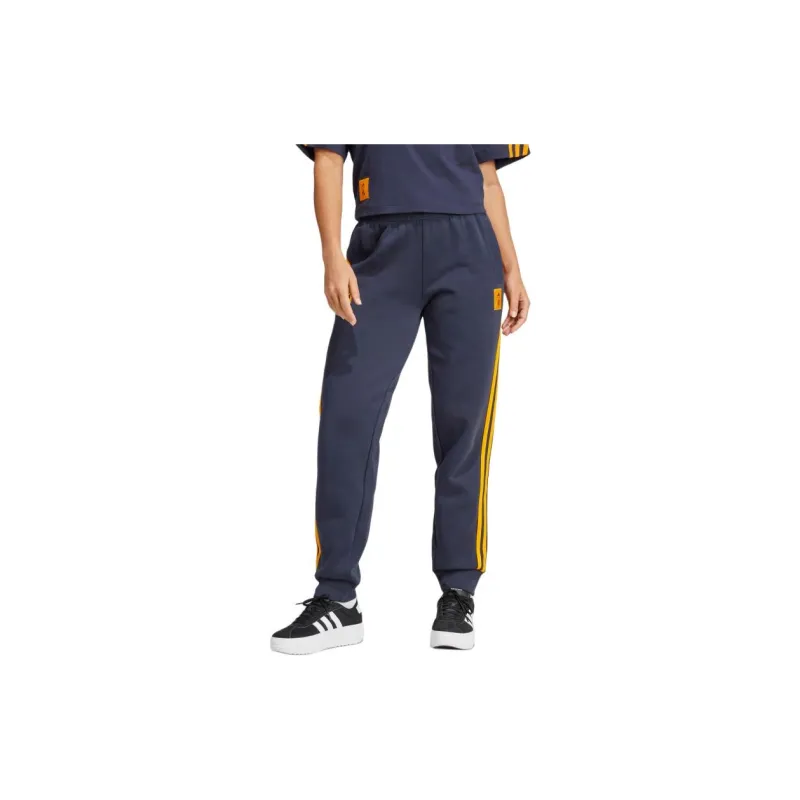Adidas Real Madrid SS24 Knitted Sports Pants Women's Dark Blue-1