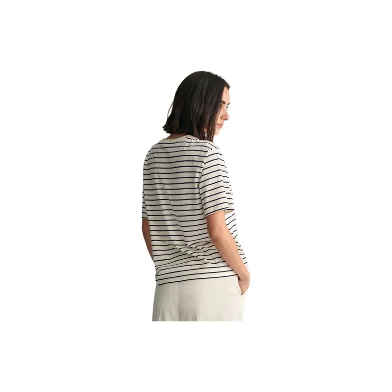 GANT T Shirt Women's Cream White-1