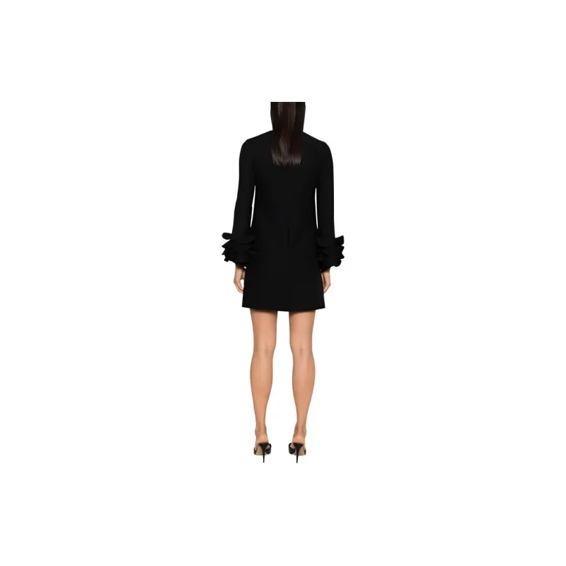 Valentino Floral Embellished Crewneck Dress-2