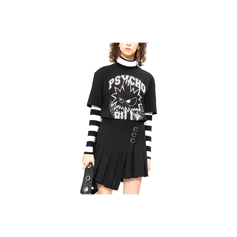 McQ Alexander McQueen T Shirts Women's Black-1
