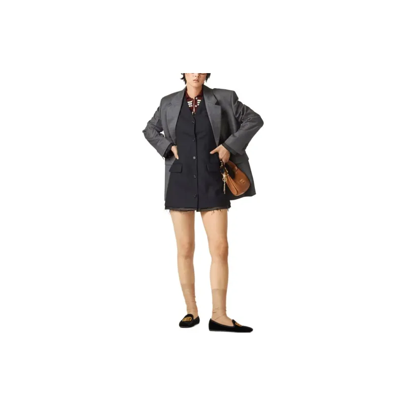 MIU MIU Button Up Sleeveless Dress-3
