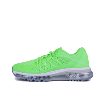 Nike Air Max 2015 Anti Slip Wear Resistant Low Top Kids Lifestyle Shoes Green Teenagers