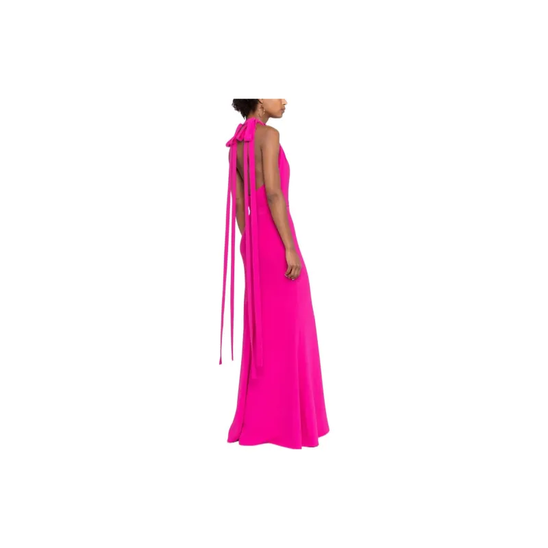 Alexander McQueen Sleeveless Dresses Women's Red-3