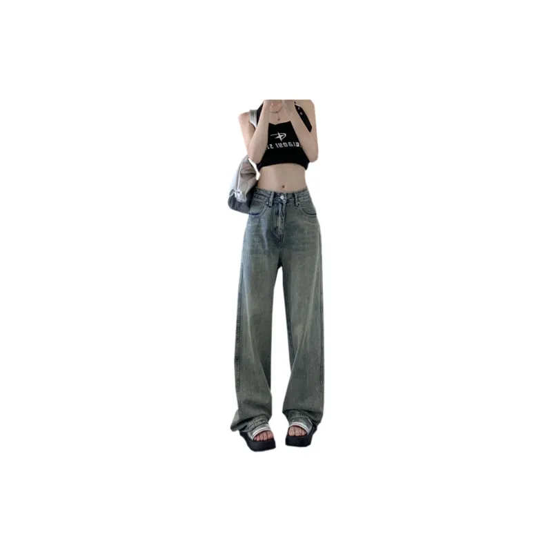 Concubine Zhu Jeans Women's Vintage Blue-5