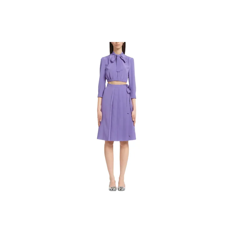 PRADA SS22 Skirt Women's Purple-2
