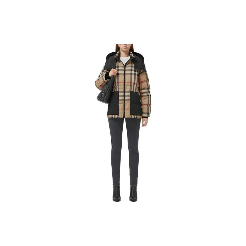 Burberry Down Jacket Women's Brown-1
