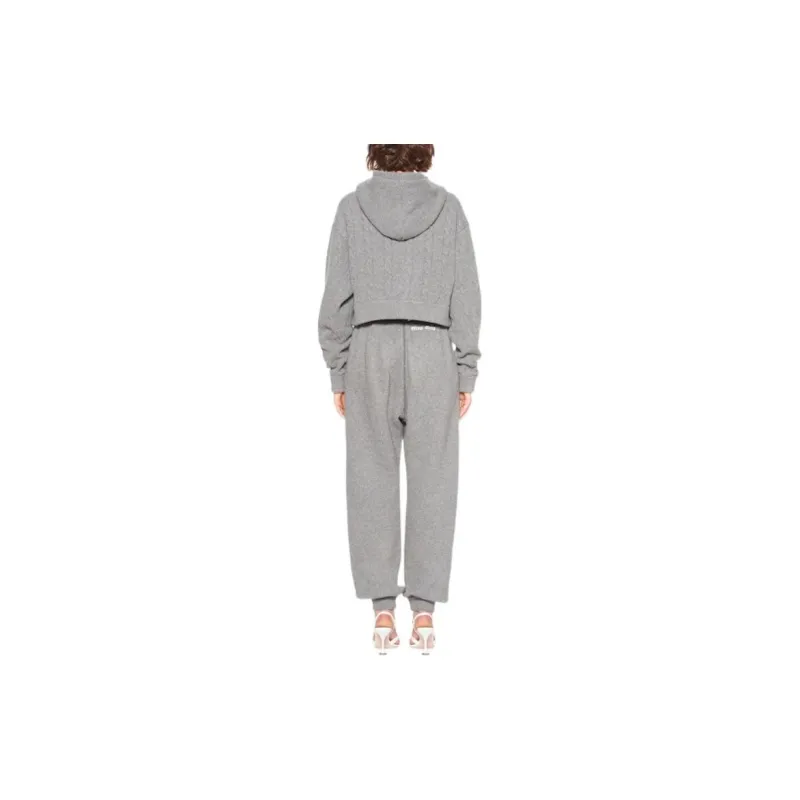 MIU MIU Cashmere Sweaters Women's Gray-2