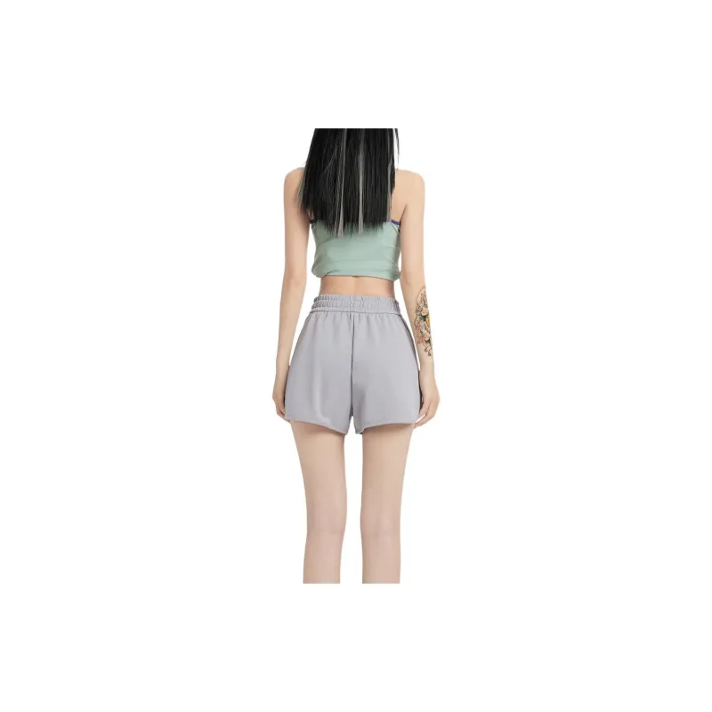 ZNZX Casual Shorts Women's Light Gray-2