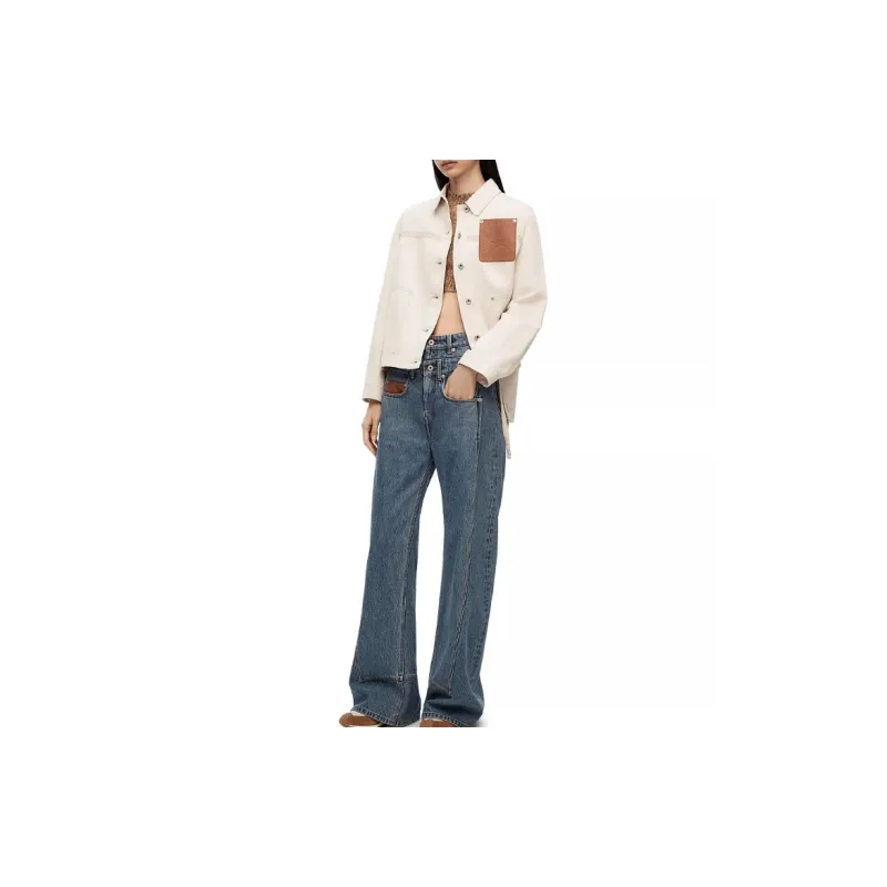 LOEWE Workwear Jacket 'Ecru'-2