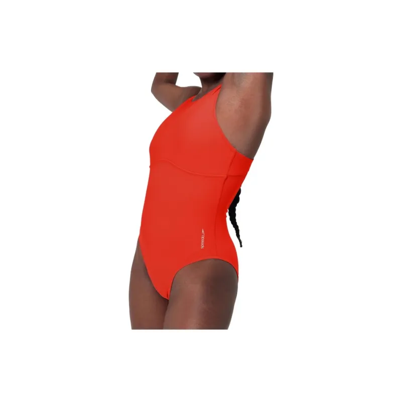 Speedo One-piece Swimsuit Women's Red-4