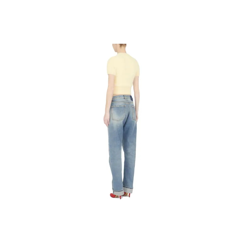Maison Margiela Brushed Ribbed Crewneck T Shirt-6