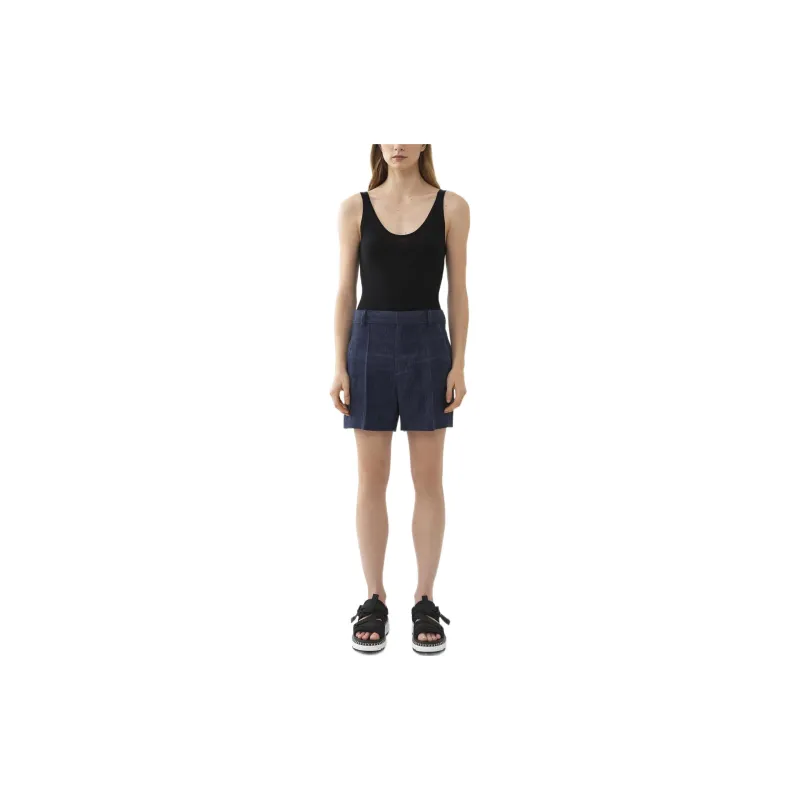 Chloé High Waist Tailored Bermuda Shorts-2
