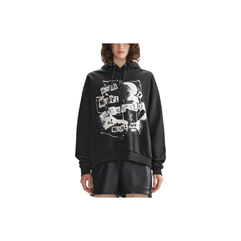 KARL LAGERFELD FW23 Sweatshirt Women's Black-2