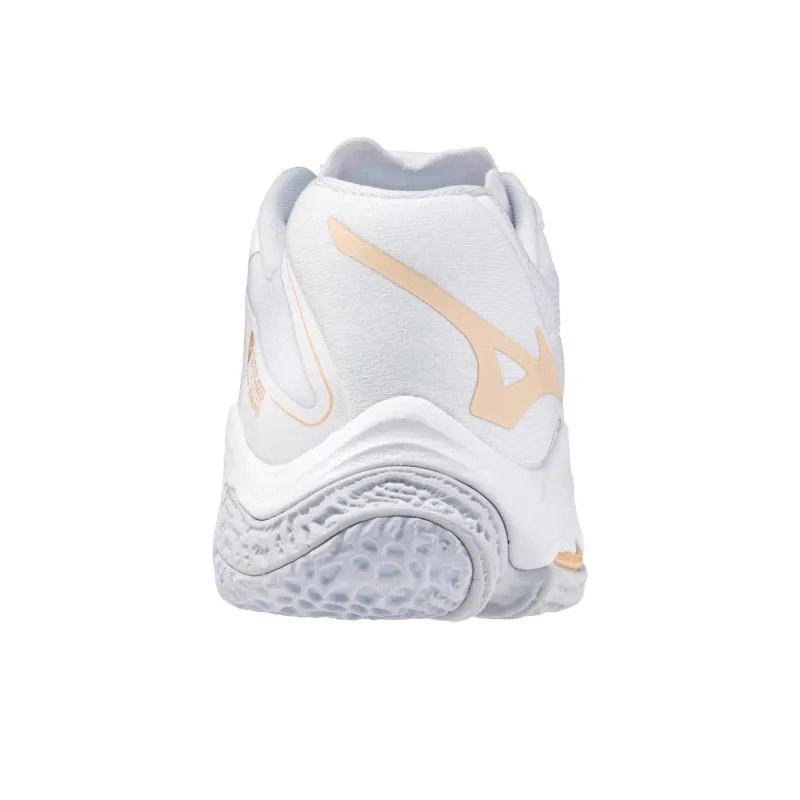 Mizuno Women's Wave Lightning Z8 'White Navy Peach Parfait' Women's-3