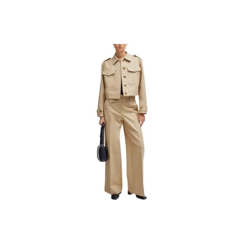 HUGO BOSS Flap-pocket Cropped Jacket-2