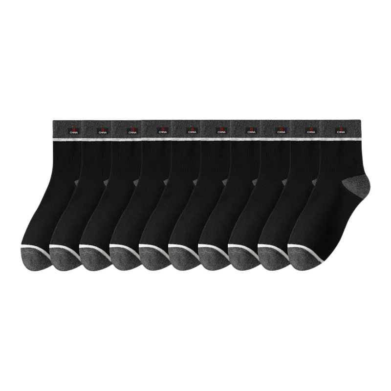 Lan Miao Mid Calf Socks Men's 10 Pack-14