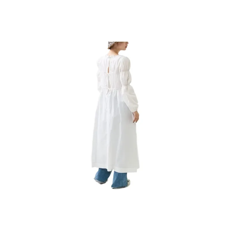 FREAK'S STORE Long Sleeved Dress Women's White-2
