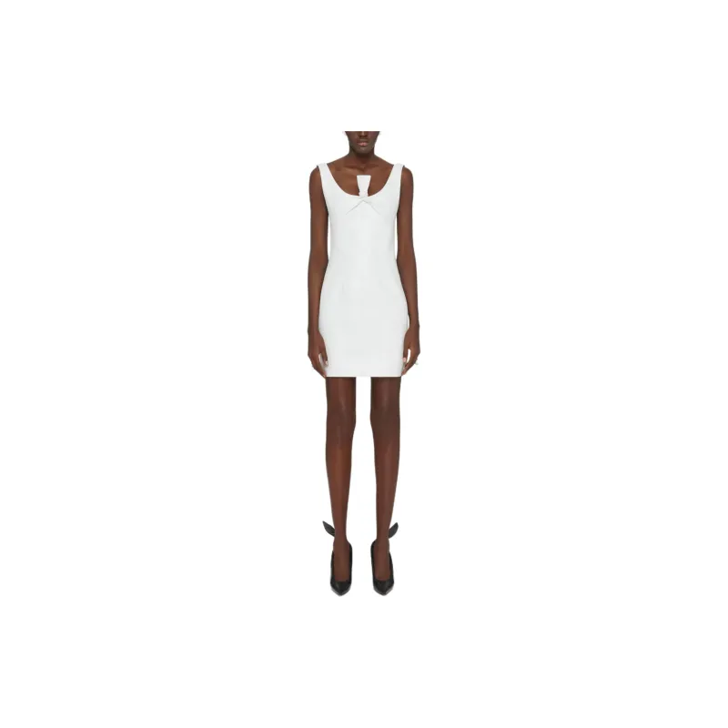 GIVENCHY SS24 Sleeveless Dress Women's Optical White-1