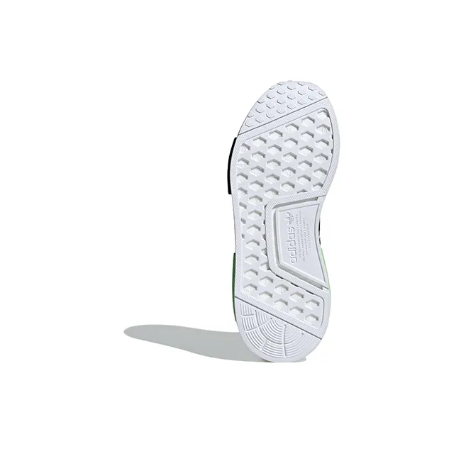 Adidas NMD_R1 J 'Black Lucid Lime'-5