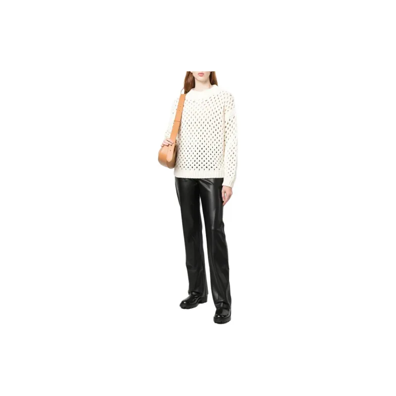 Alysi Long Sleeved Crewneck Knitted Jumper-1