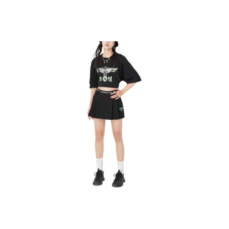 Boy London Casual Short Skirts Women's Black-1