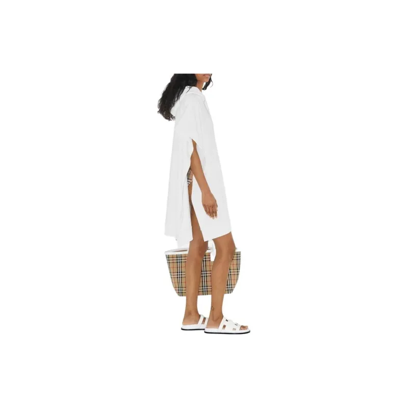 Burberry Cloaks Women's White-3