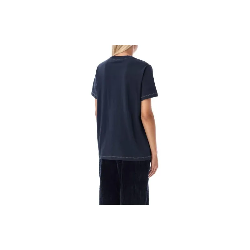 GANNI T Shirts Women's Navy Blue-3