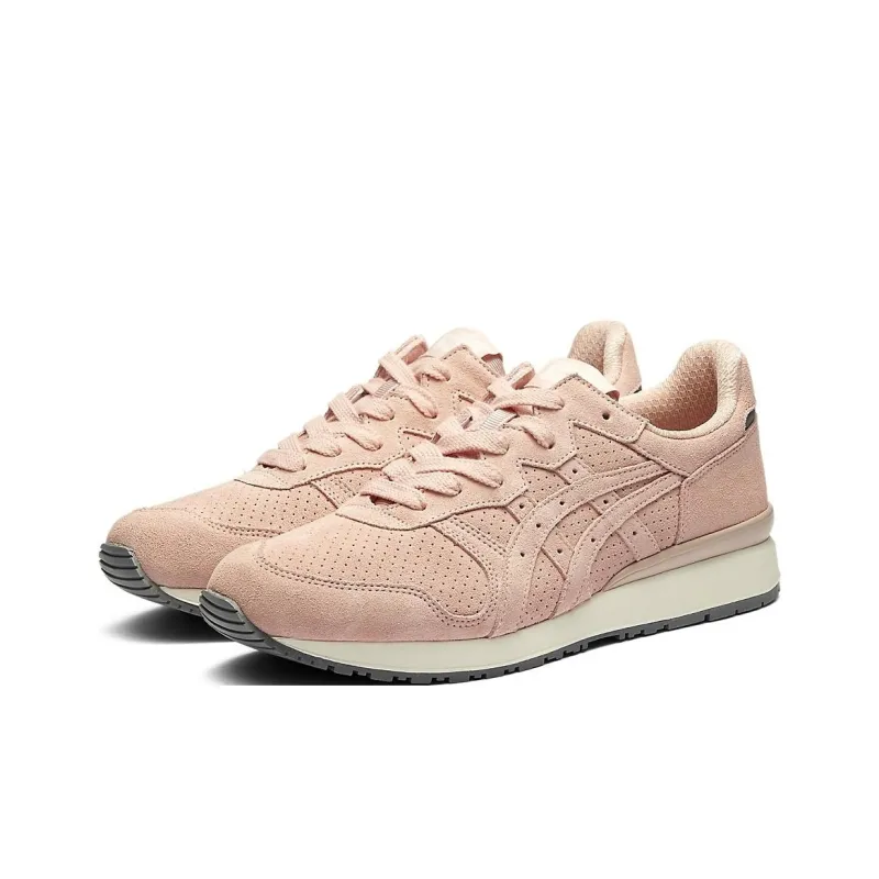 Onitsuka Tiger Anti Slip Wear Resistant Low Top Running Shoes Unisex Pink-2