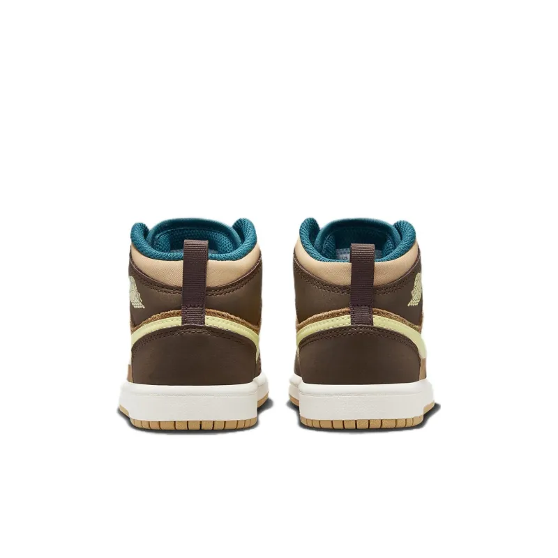 Jordan 1 Mid SE Cacao Wow PS-4