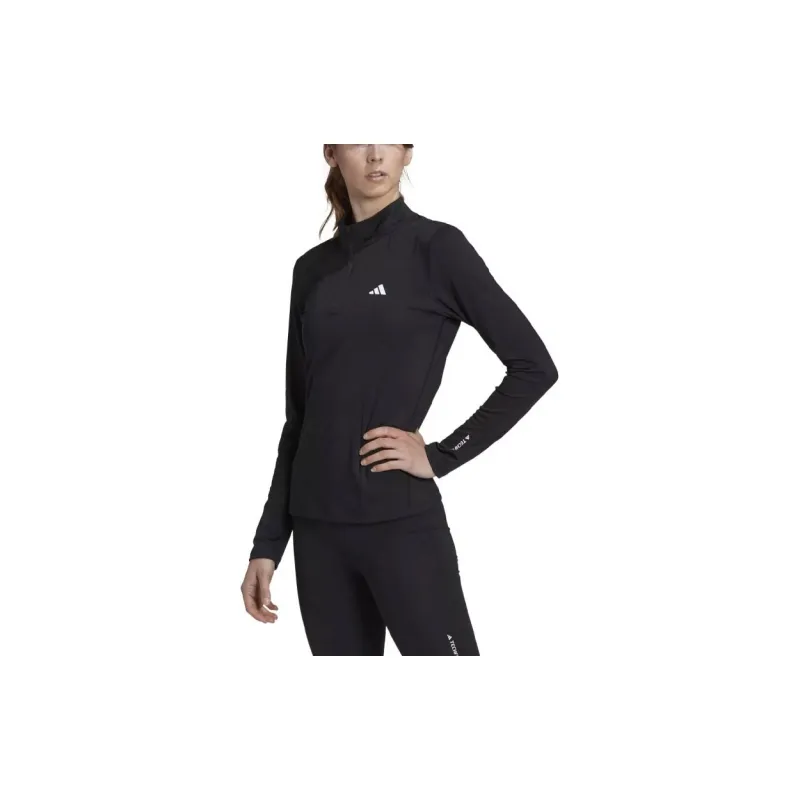 Adidas Regular T Shirt Women's Black-1