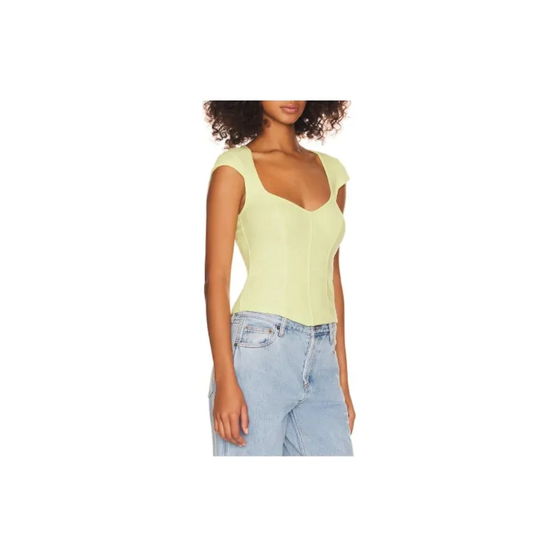FREE PEOPLE Tank Tops Women's Turquoise-3