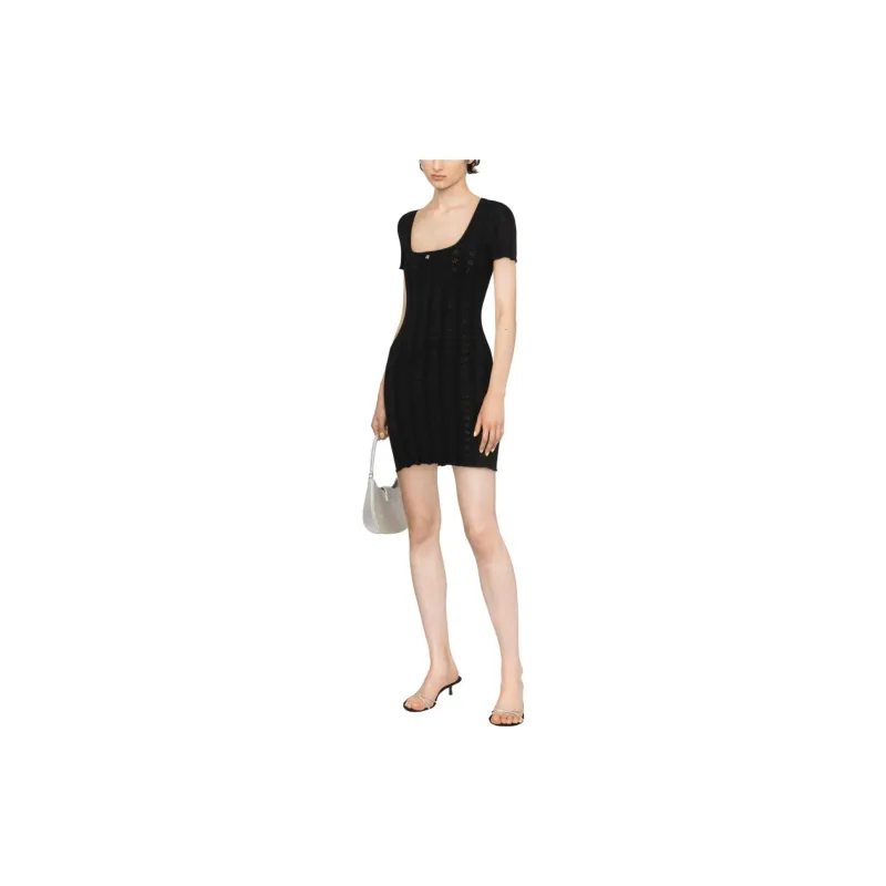 Alexander Wang Short Sleeved Dresses Women's Black-2