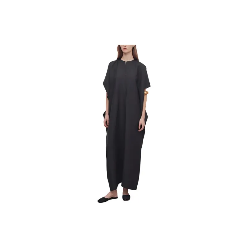 THE ROW SS24 Short-Sleeved Dresses Women's Black-2