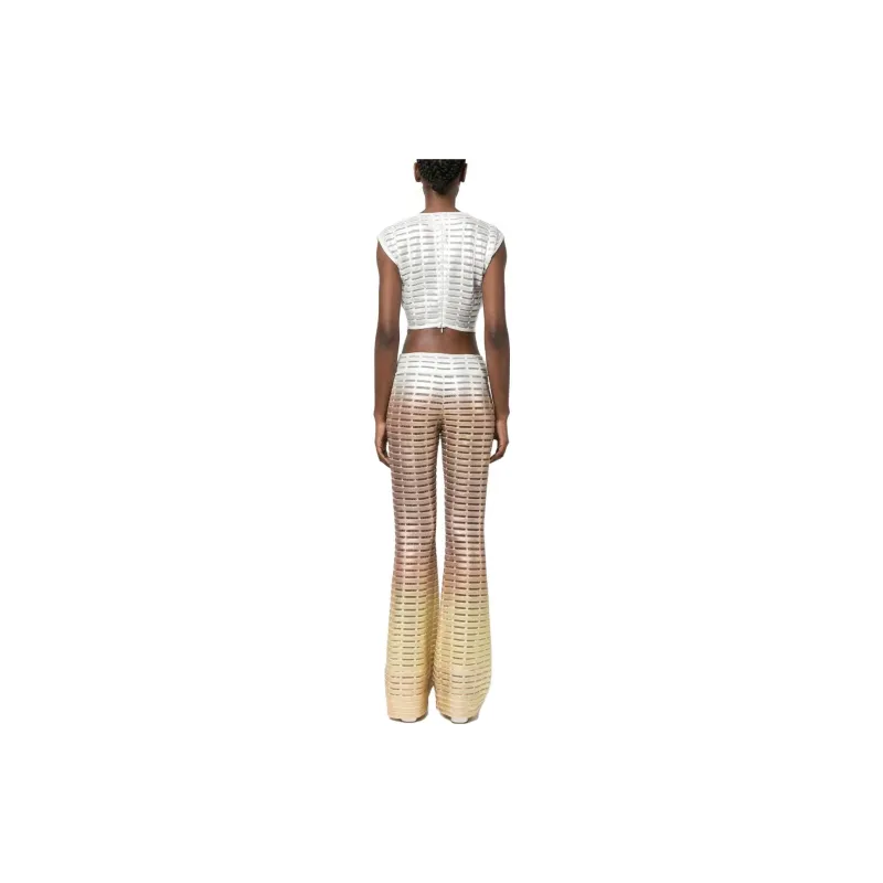 Genny Ombré Laminated print Jumpsuit-3