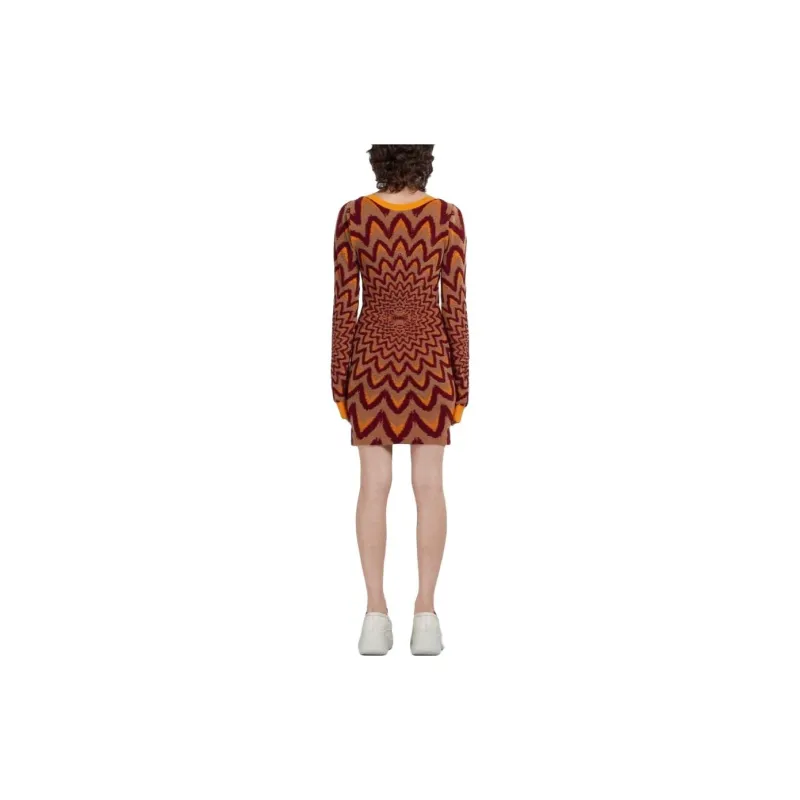 MARNI Long-Sleeved Dresses Women's Orange-1
