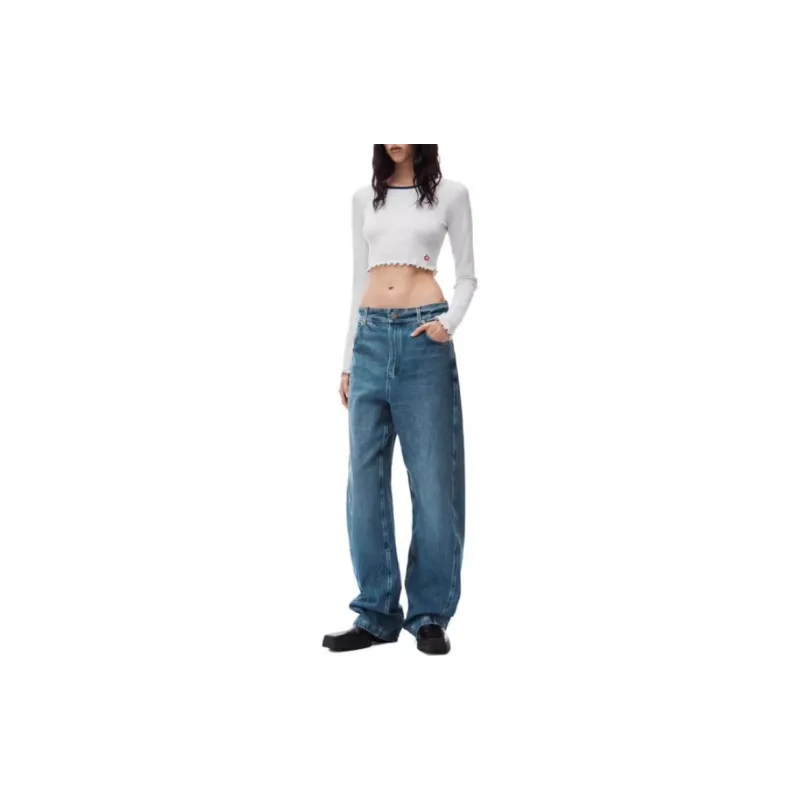 Alexander Wang SS24 Regular T Shirt Women's Gray-2