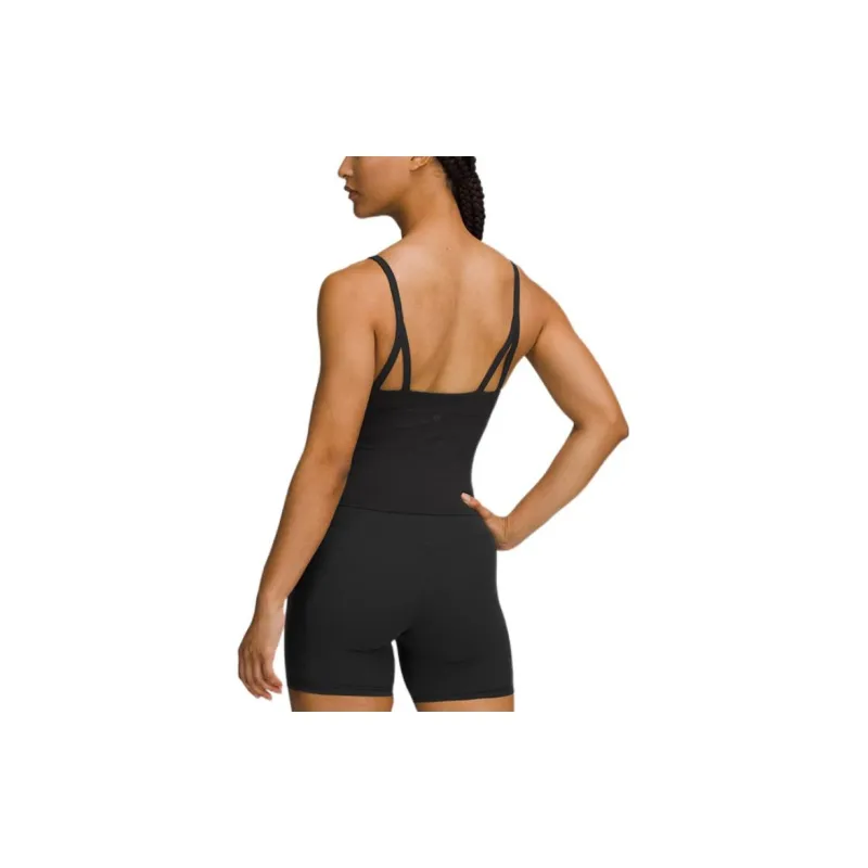 Lululemon Sleeveless Sports Shirts Women's Black-1