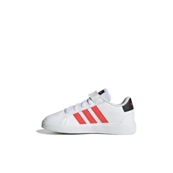 adidas Grand Court J 'White Bright Red'