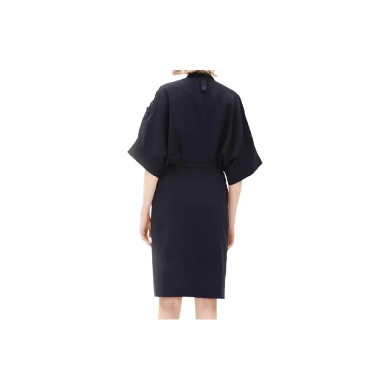FILA Short Sleeved Dress Women's Blue-4