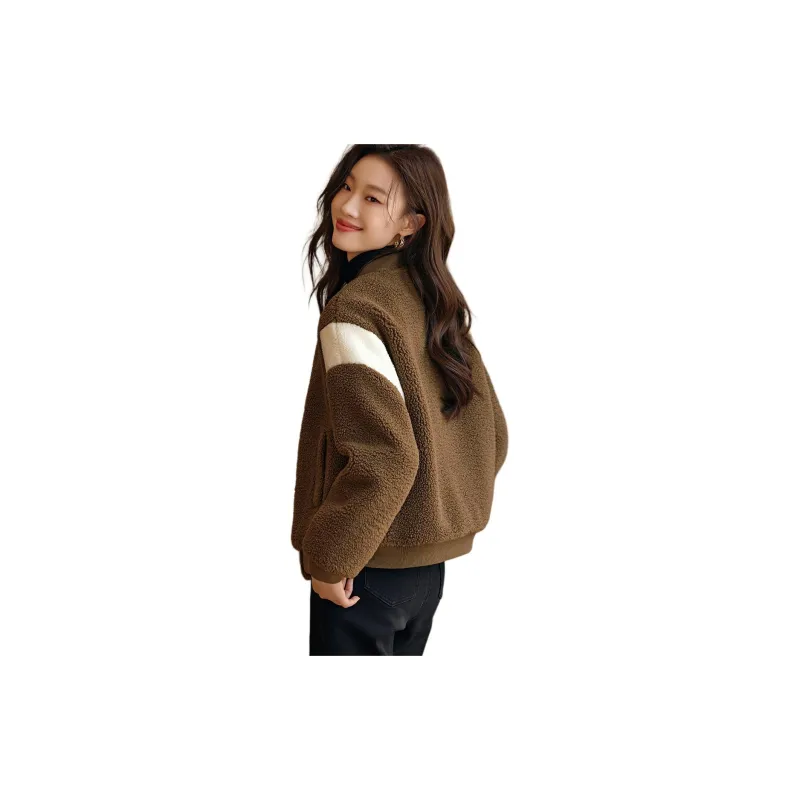 Mo Han Yi Mei Baseball Jacket Women's Olive Green-2