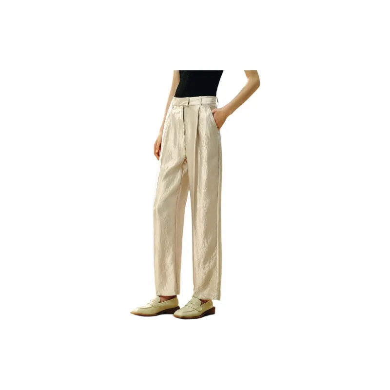 INSUN Suit Trouser Women's Light Gold-3
