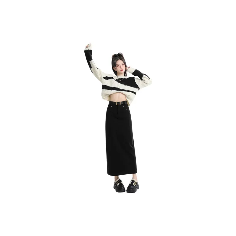 Kazakhstan Casual Long Skirts Women's-4