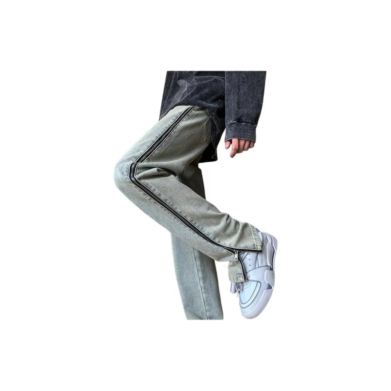 Concubine Zhu Jeans Unisex Yellow Mud-13