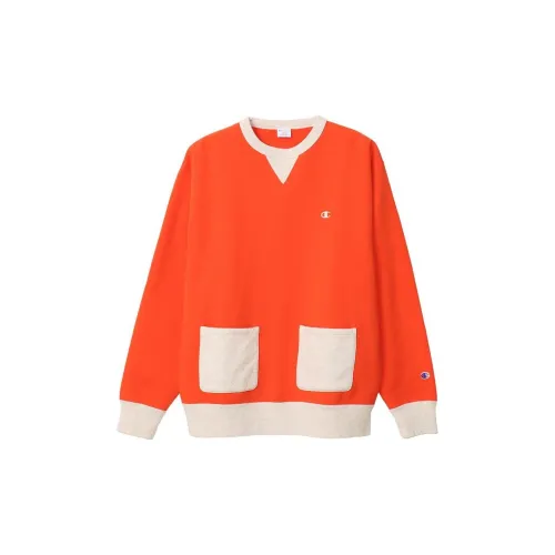 Champion Sweatshirts Unisex Orange