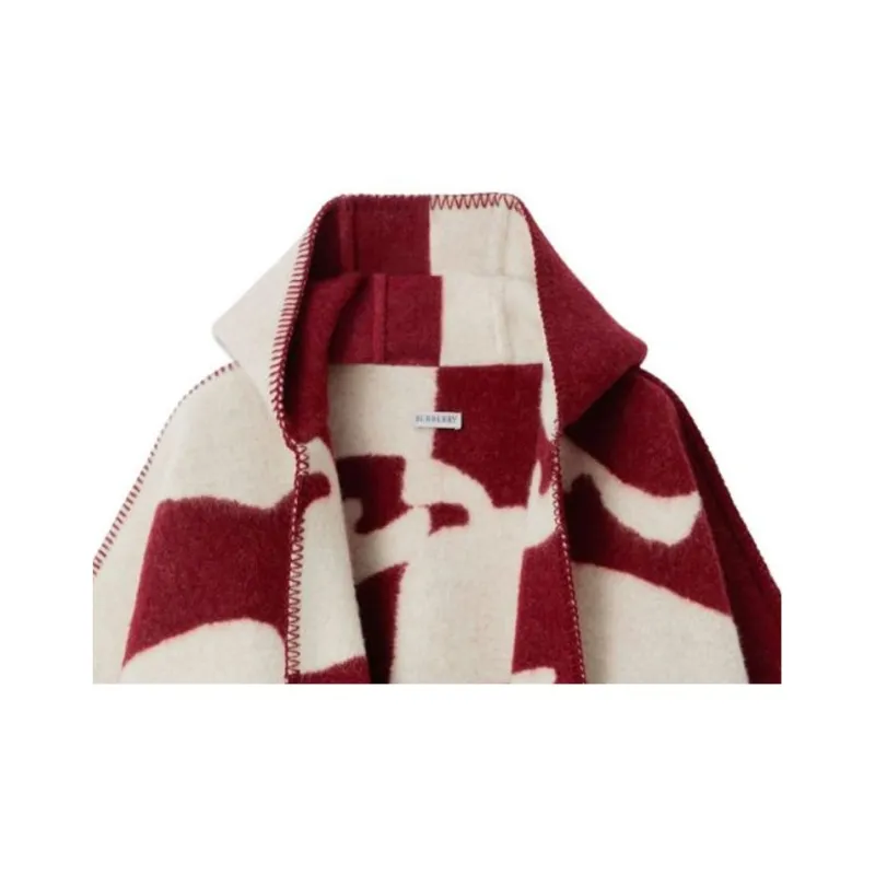 Burberry FW23 Cloaks Women's Deep Red-5