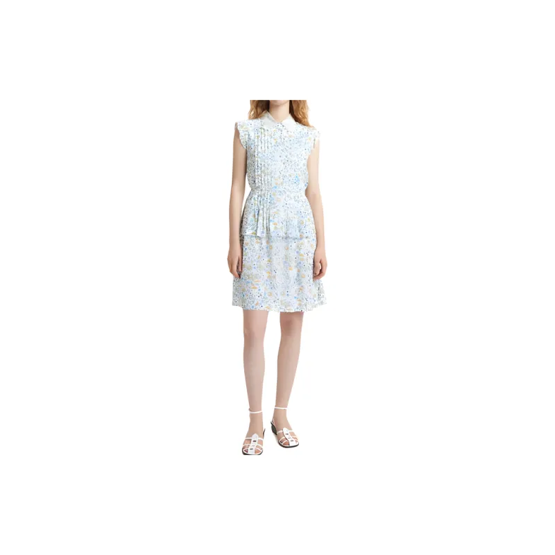 CARVEN Sleeveless Dress Women's White-1