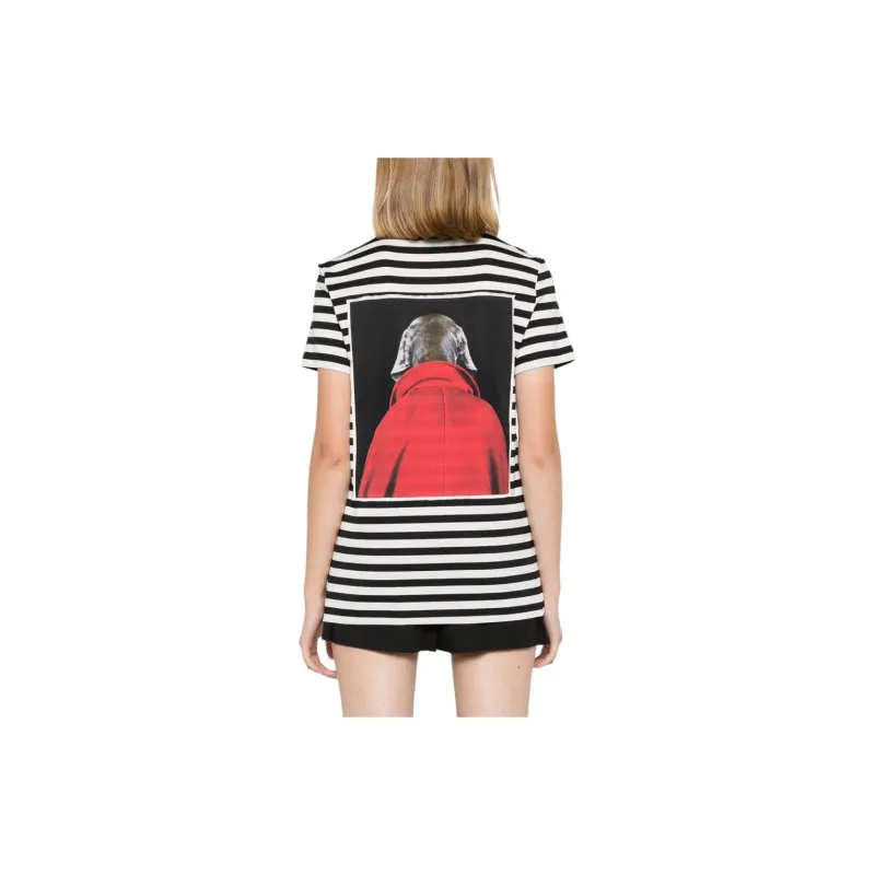 MaxMara Rosso Striped T shirt-2