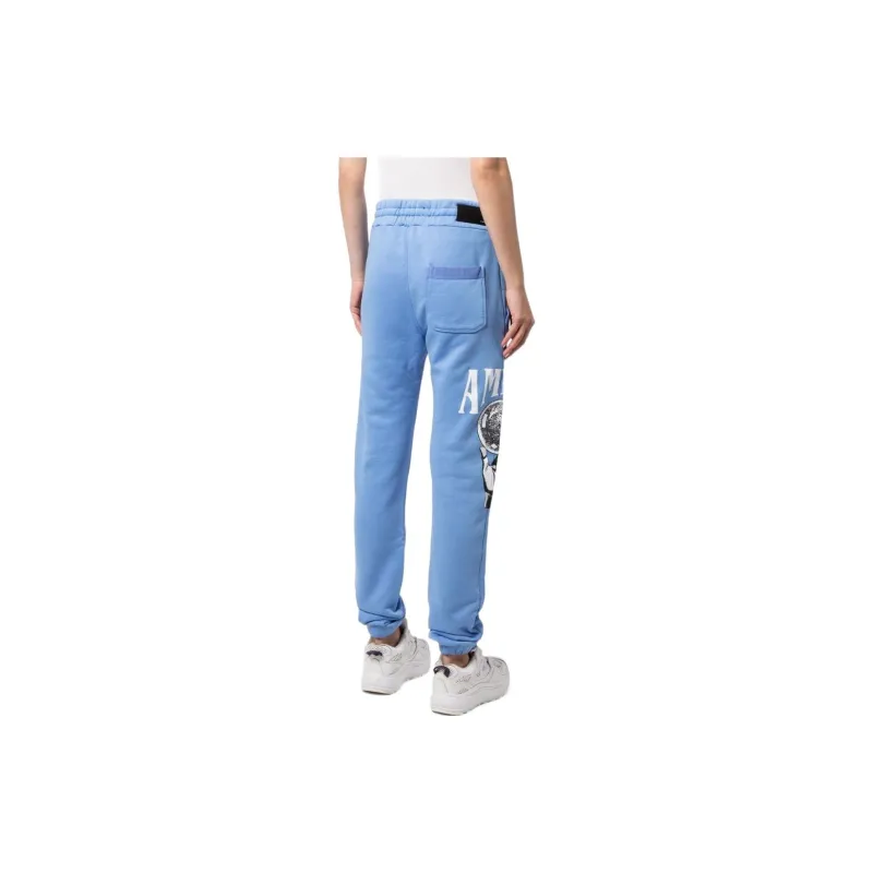AMIRI Knitted Sweatpants Women's Blue-2