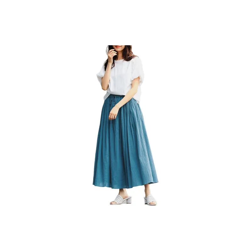 Beams Casual Long Skirt Women's-8